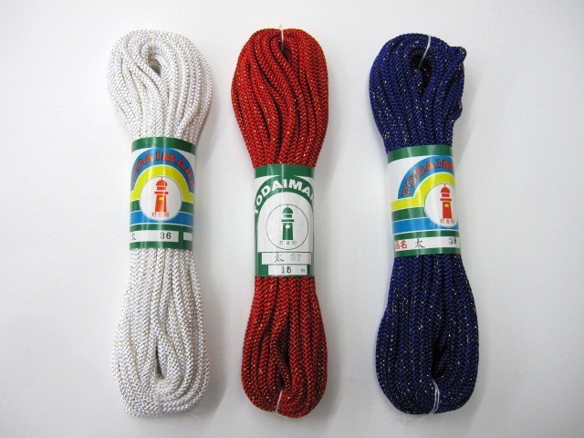 ラメ江戸打紐　太