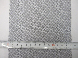 銀ラメ入り　チュール黒サイズ