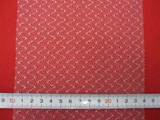 銀ラメ入りチュール白サイズ